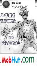 Dont touch my phone theme
