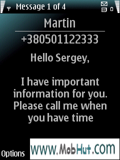  full screen message