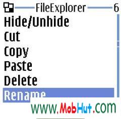 File explorer