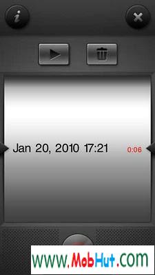 Voice recorder touch