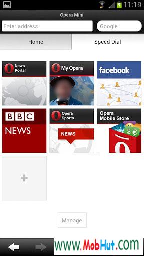 Opera mini 7.5.3 for android mobile