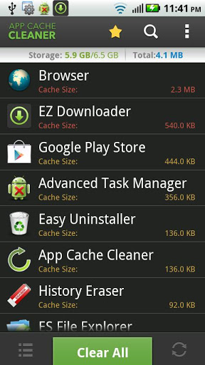 App cache cleaner  1tap clean