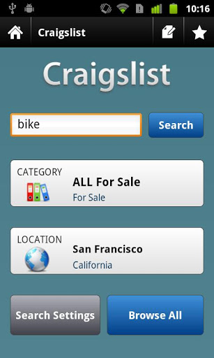 Cityshop app for craigslist