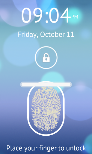 Fingerprint scanner lockscreen
