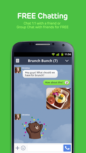 Line: free calls & messages