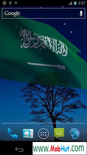 3d saudi flag lwp